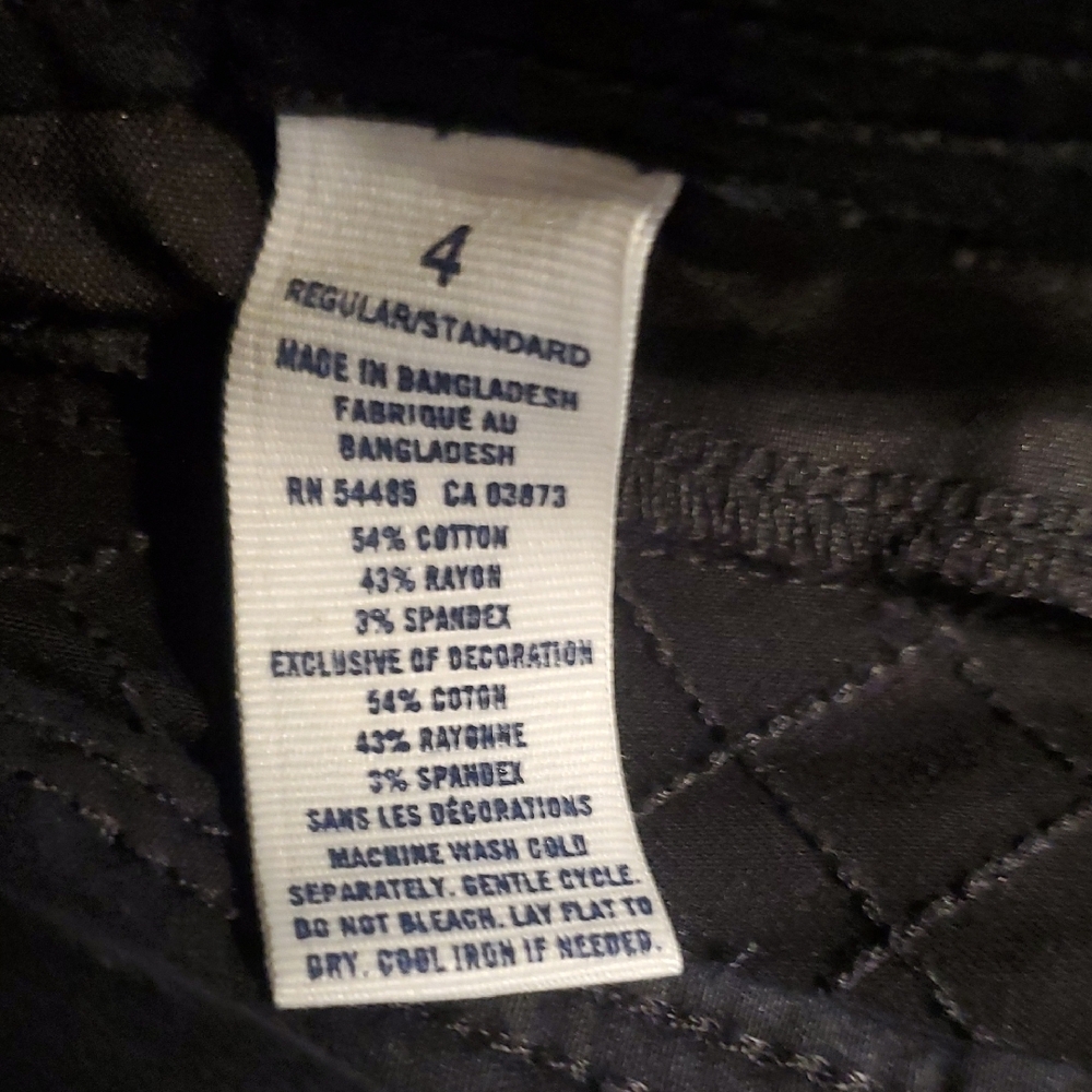 American Eagle Outfitters Black Casual  Quilted Pants - Picture 2 of 9